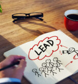 Businessman Brainstorming About Leadership